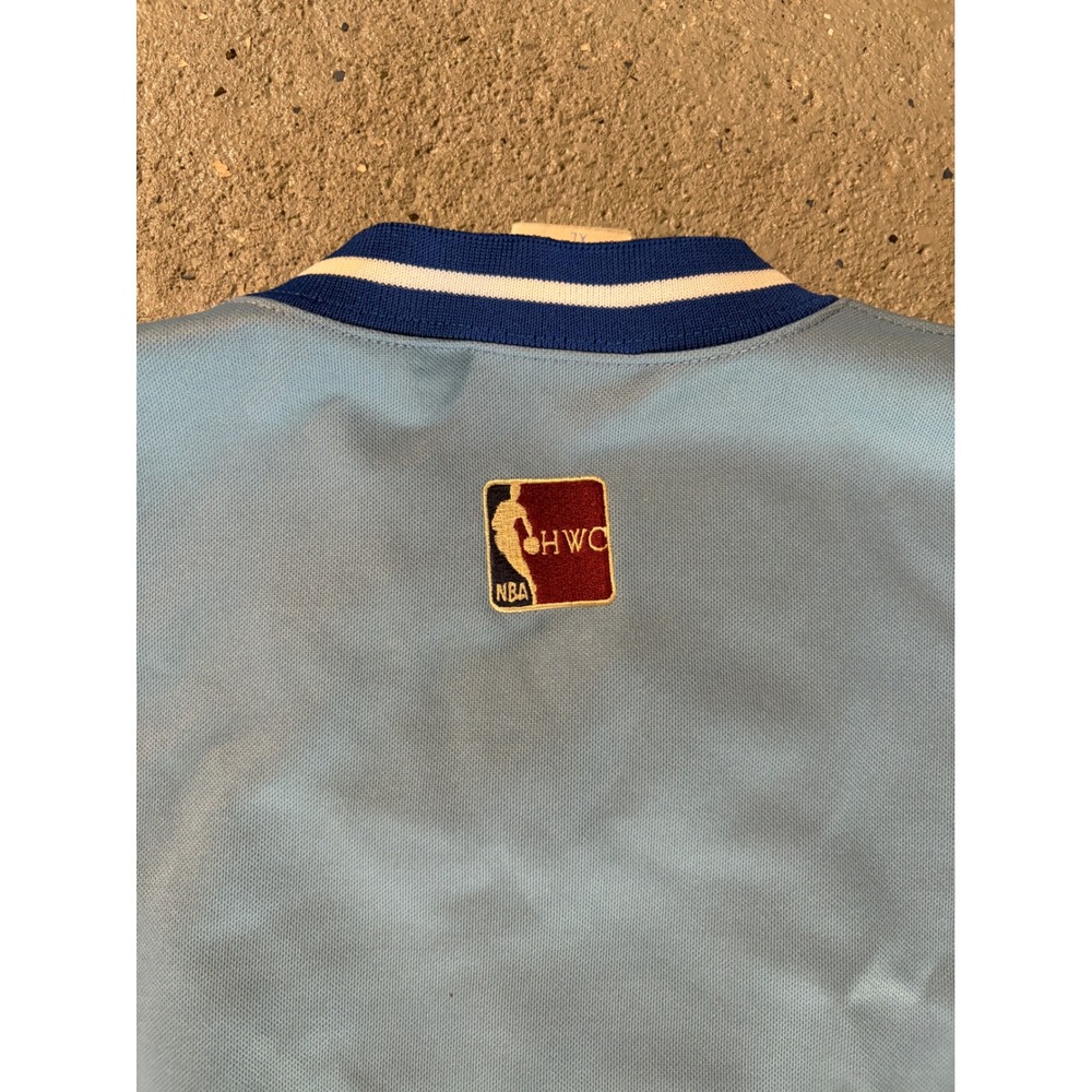 Vintage Majestic Hardwood Classics NBA Los Angeles Lakers Shooting Shirt Blue XL - Picture 4 of 5